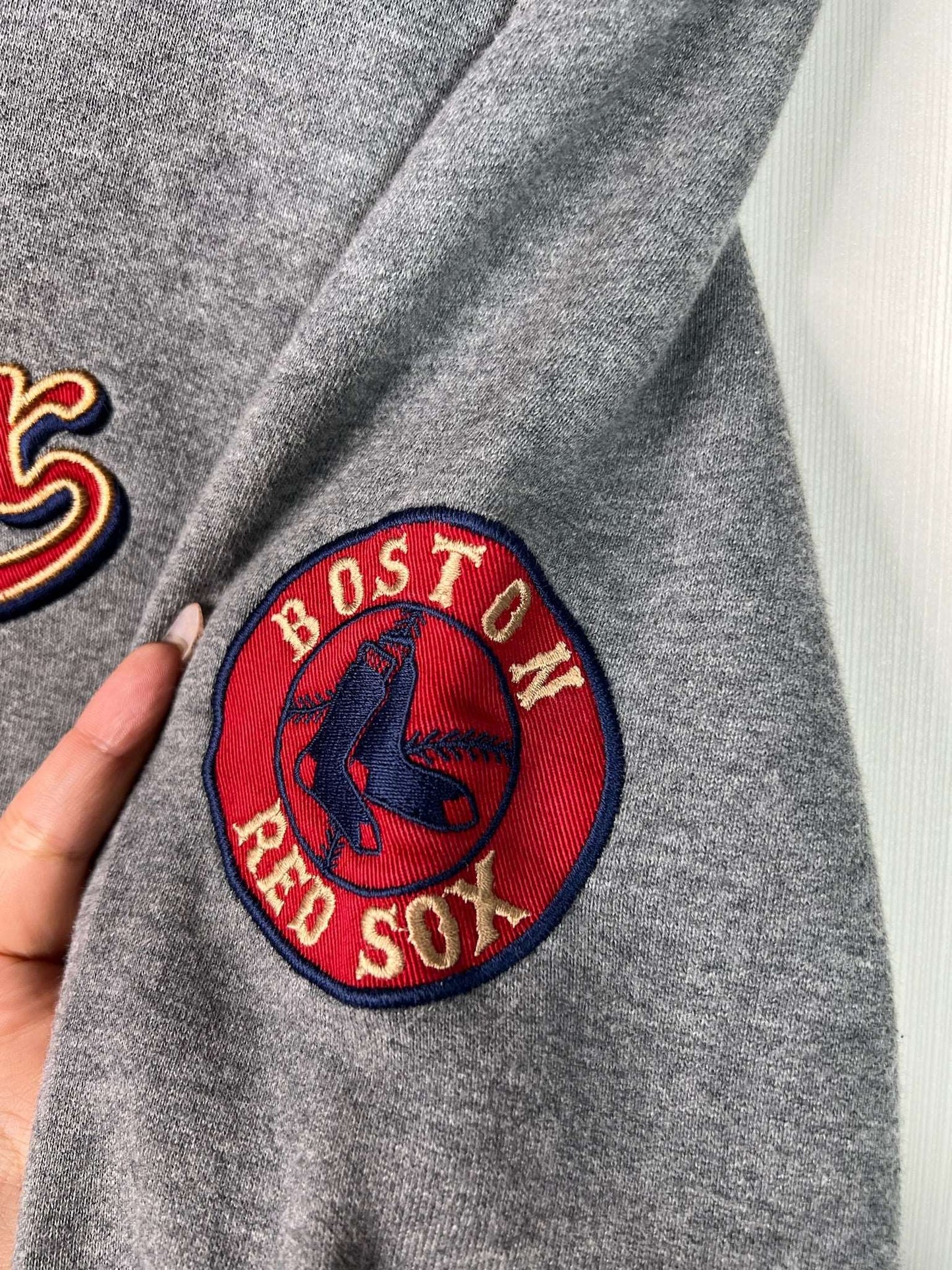 MLB Red Sox Sweatshirt | Fits Upto S