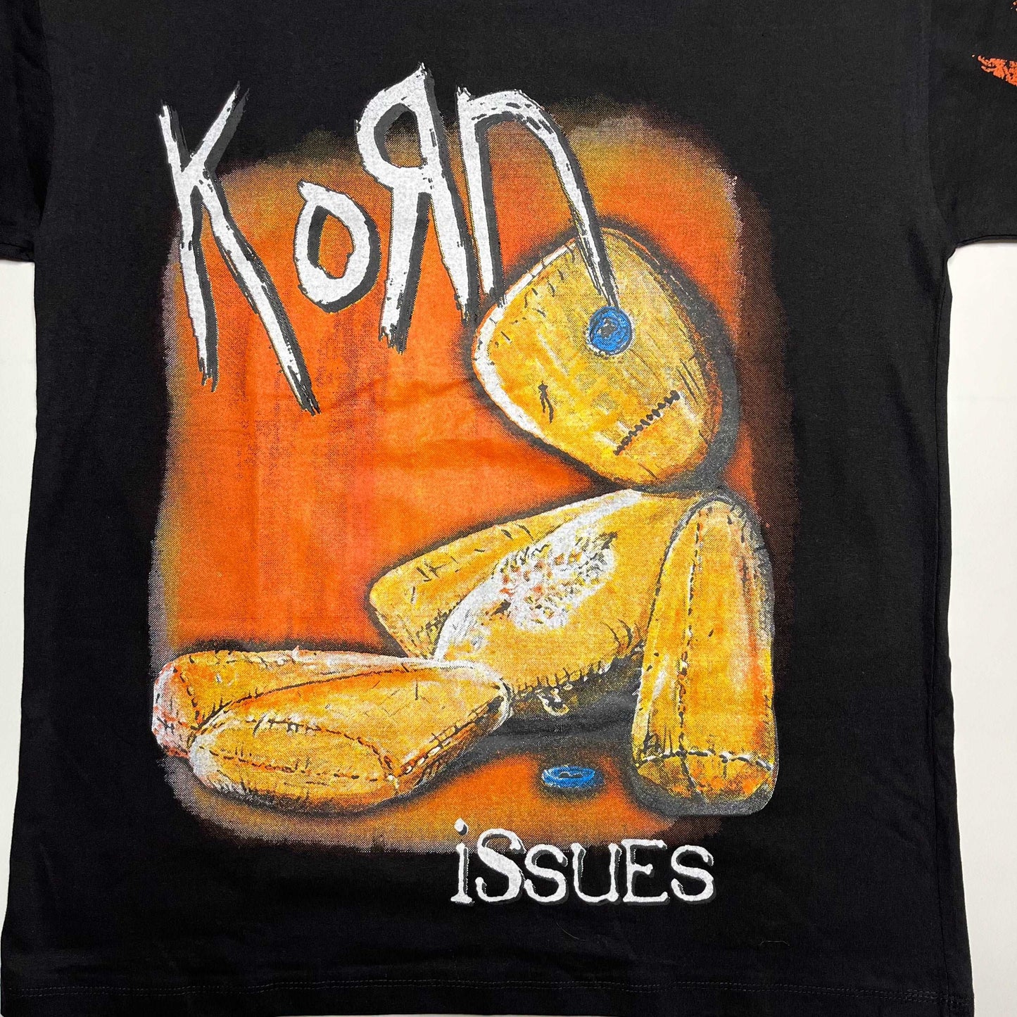 Korn Double Side Printed Black Tee | Fits Upto Free size XL